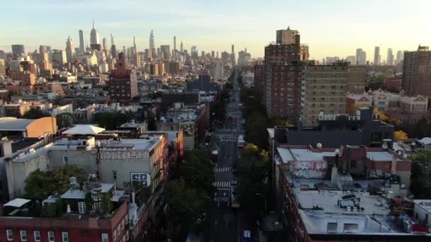 Východ Slunce Lower East Side — Stock video