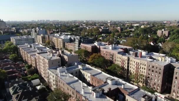 Aerial Flatbush Brooklyn 2021 — Stock Video