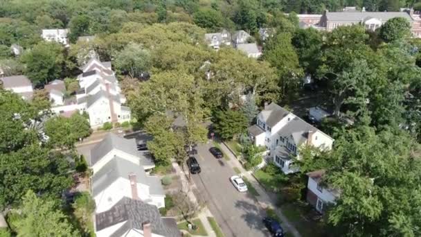 Queens Bayside Nyc Luchtdrone — Stockvideo