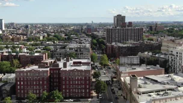 Williamsburg Brooklyn Luchtdrone — Stockvideo