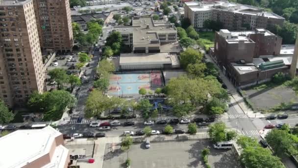 纽约布鲁克林皇冠高地的空中 — 图库视频影像