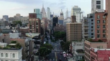 Aerial of Cooper Union, Union Square, New York City (2020)