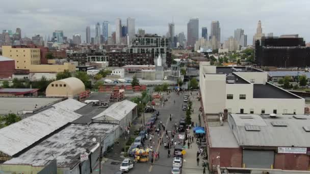 Hudson Yards 2020空中无人机 — 图库视频影像