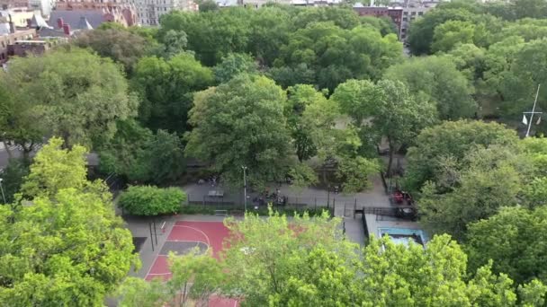 Aerial Lower East Side New York City — Stockvideo