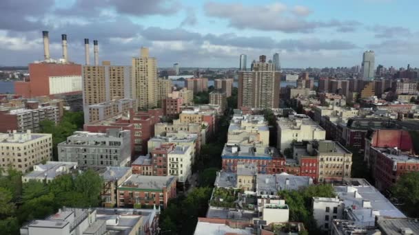 Aerial Lower East Side New York City — 图库视频影像