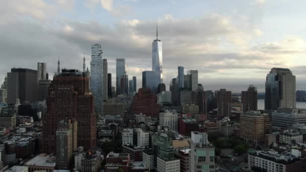 Hudson Yards 2020 Drone Aéreo — Vídeo de Stock