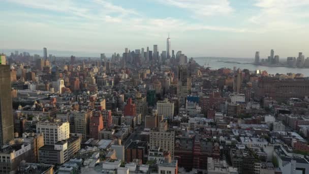 New Yorker Upper East Side Antenne — Stockvideo
