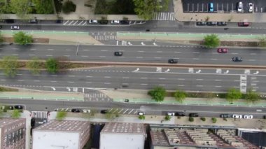 Aerial of Flushing Meadows Queens