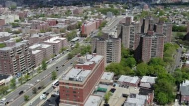 Aerial of Flushing Meadows Queens
