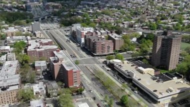 Aerial of Flushing Meadows Queens