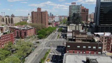 Aerial of the Lower East Side, New York City