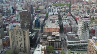 Aerial of the Lower East Side, New York City