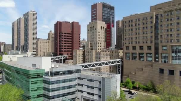 Aerial Hospital West Side Harlem Nyc — Vídeo de Stock