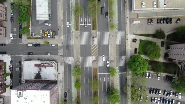 Aerial Flushing Meadows Queens — Stock video