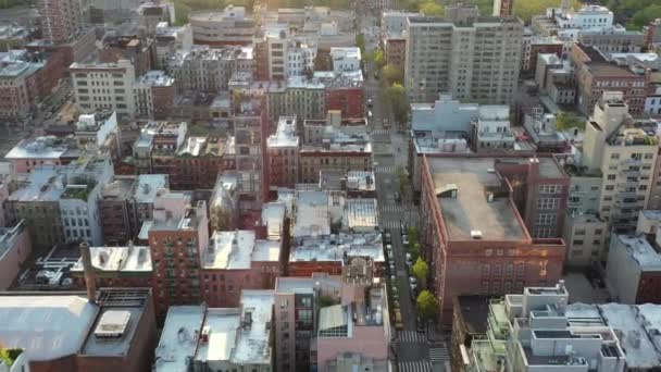 Aerial Lower East Side New York City — Stockvideo