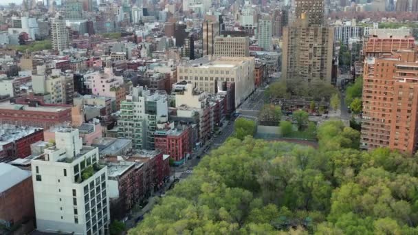 Aerial Lower East Side New York City — ストック動画