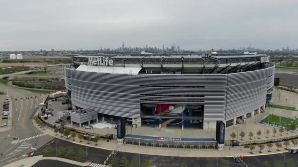 Metlife Stadium New Jersey Tijdens Coronavirus Mei 2020 — Stockvideo