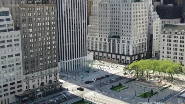 Pulitzer Fountain New York City Coronavirus — стокове відео