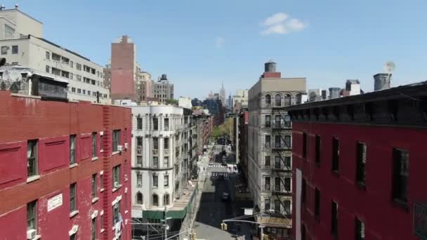 Çin Kasabası New York Küçük Talya Salgını Kilitlemesi — Stok video