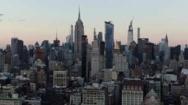 NYC 2020 Manhattan şehir merkezi ve şehir merkezi hava yolları kapatıldı.