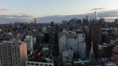 NYC 2020 Manhattan şehir merkezi ve şehir merkezi hava yolları kapatıldı.