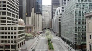 Aerial of Park Avenue, Midtown New York City
