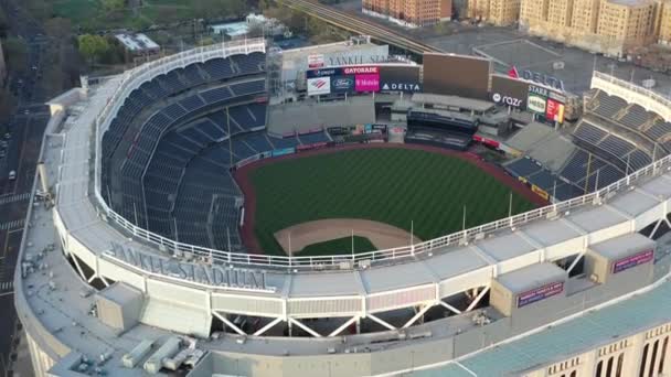Yankee Stadium Bronx New York Covid Lockdown — стоковое видео