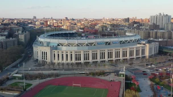 Stadion Yankee Bronx Nowy Jork Podczas Zamknięcia Covid — Wideo stockowe