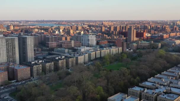 Franz Sigel Park Bronx New York Covid Lockdown — стокове відео
