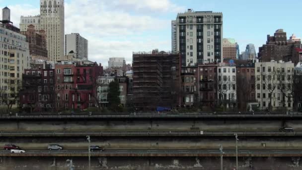 Brooklyn Heights Promenade Bqe Durante Coronavirus Marzo 2020 — Vídeo de stock