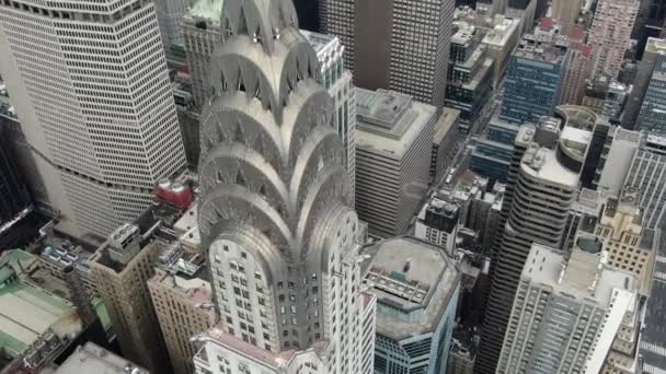 Aerial Park Avenue Midtown New York City — ストック動画