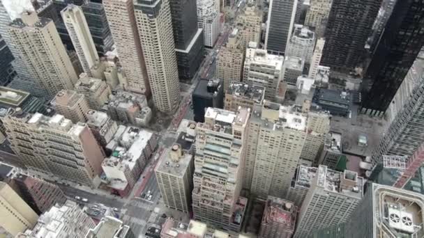 Aerial Park Avenue Midtown New York City — Vídeo de Stock