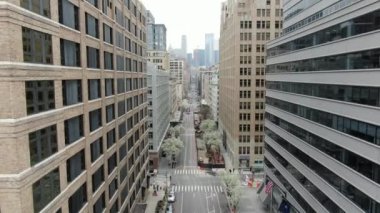 NYC 2020 Manhattan şehir merkezi ve şehir merkezi hava yolları kapatıldı.