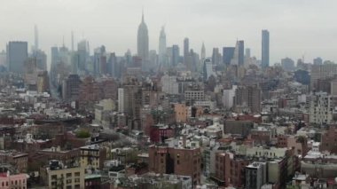 NYC 2020 Manhattan şehir merkezi ve şehir merkezi hava yolları kapatıldı.
