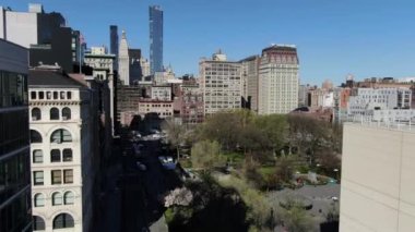 Aerial of Midtown during the Pandemic, 2020