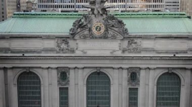 Aerial of Park Avenue, Midtown New York City