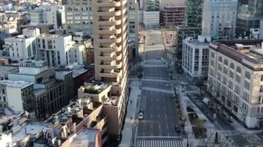 Aşağı Manhattan, New York Şehri Coronavirus salgını sırasında, 2020