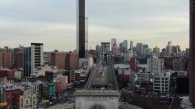 Aerial of Downtown, NYC LockDown Pandemic