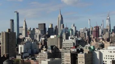 NYC 2020 Manhattan şehir merkezi ve şehir merkezi hava yolları kapatıldı.