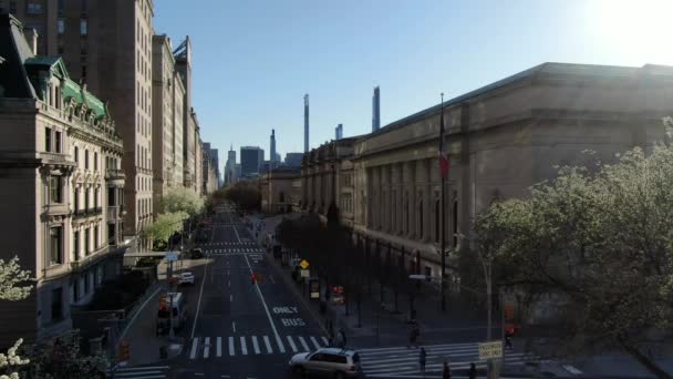 Aerial Park Avenue Midtown New York City — Wideo stockowe