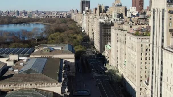 Εναέρια Του Park Avenue Midtown Νέα Υόρκη — Αρχείο Βίντεο