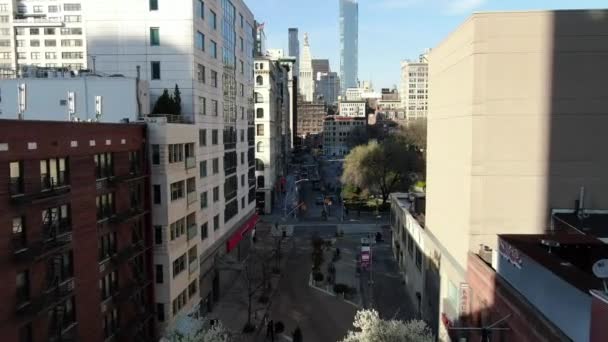 Aerial Park Avenue Midtown New York City — Stok video