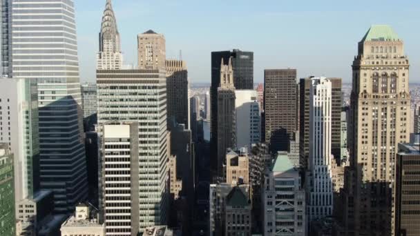 Park Avenue Midtown Aerial 2020 — стоковое видео