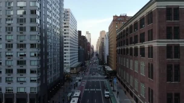 Aerial Park Avenue Midtown New York City — Wideo stockowe