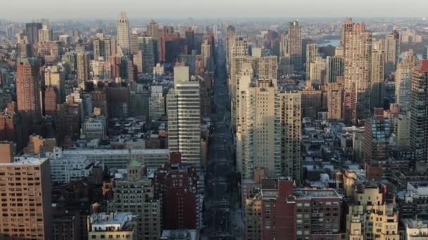 Vue Aérienne Park Avenue Midtown New York City — Video