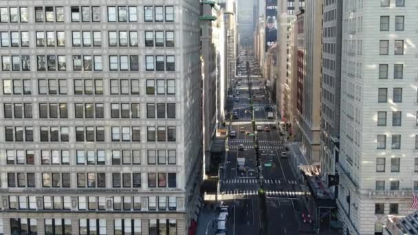 Flygfoto Från Union Square New York City Coronavirus Utbrott Mars — Stockvideo