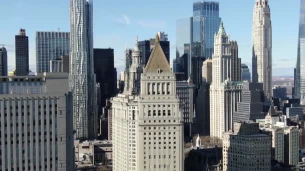 Dolnym Manhattanie Nowy Jork — Wideo stockowe