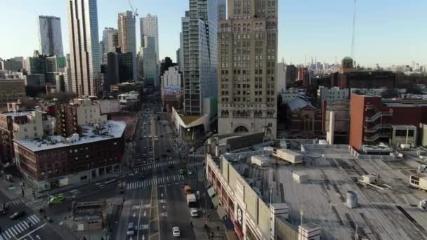 Downtown Brooklyn New York Tijdens Coronavirus Uitbraak 2020 — Stockvideo