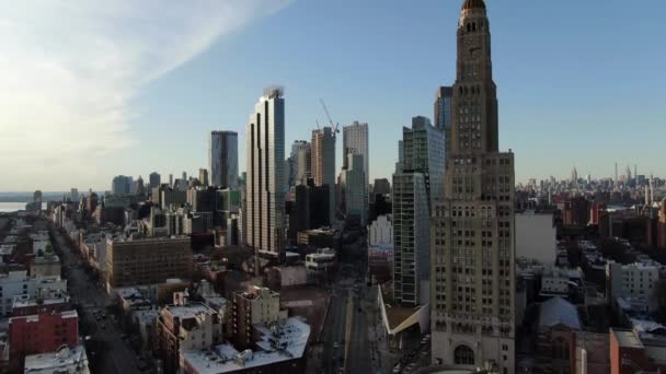 Центр Бруклина Нью Йорк Время Эпидемии 2020 Год — стоковое видео