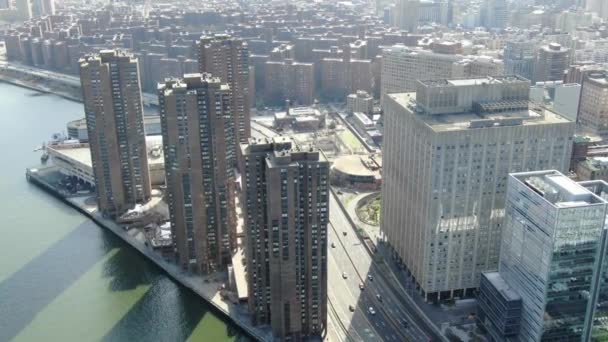 Nyc East River Kips Bay — Video Stock